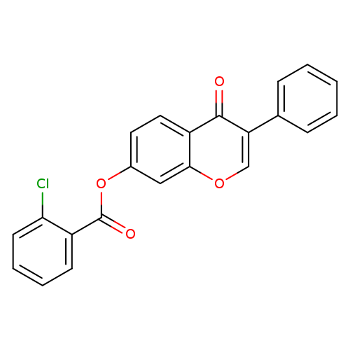 4-oxo-3-phenyl-4H-chromen-7-yl 2-chlorobenzoate