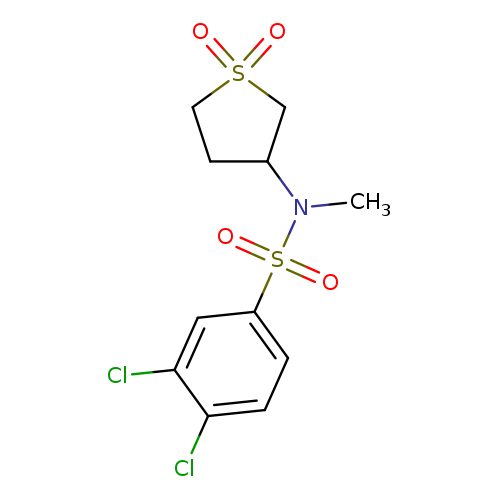 3,4-dichloro-N-(1,1-dioxo-1lambda6-thiolan-3-yl)-N-methylbenzene-1-sulfonamide
