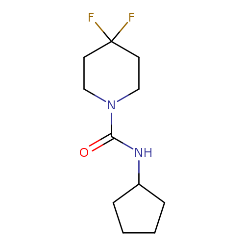 N-cyclopentyl-4,4-difluoropiperidine-1-carboxamide