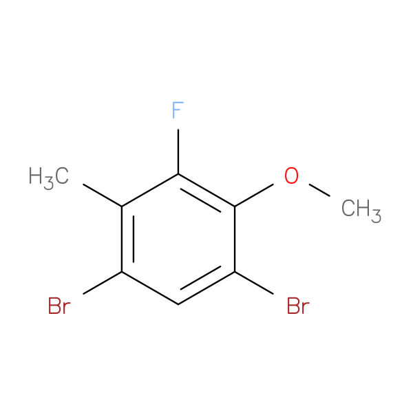 1,5-Dibromo-3-fluoro-2-methoxy-4-methylbenzene
