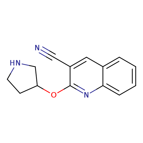 2-(pyrrolidin-3-yloxy)quinoline-3-carbonitrile
