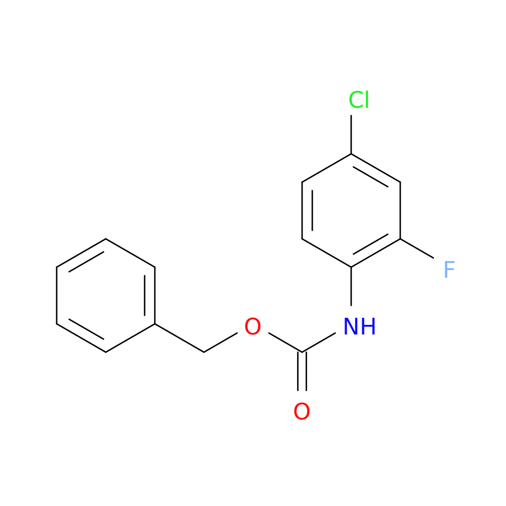 Benzyl N-(4-chloro-2-fluorophenyl)carbamate
