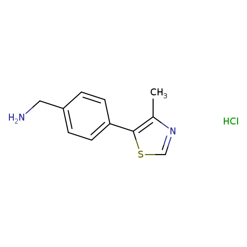 (4-(4-Methylthiazol-5-yl)phenyl)methanamine hydrochloride
