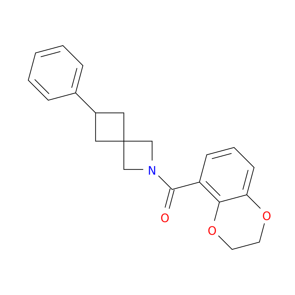 2-(2,3-dihydro-1,4-benzodioxine-5-carbonyl)-6-phenyl-2-azaspiro[3.3]heptane
