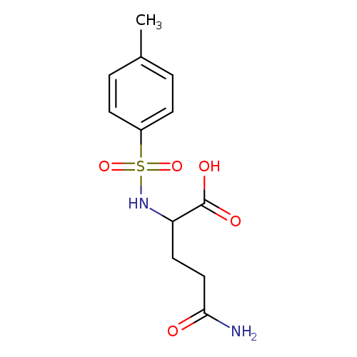 4-carbamoyl-2-(4-methylbenzenesulfonamido)butanoic acid