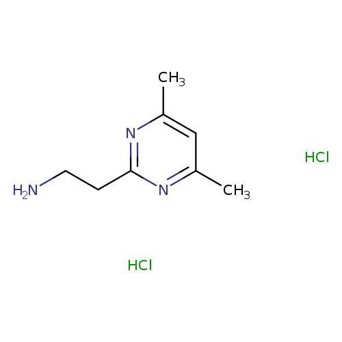 [2-(4,6-dimethyl-2-pyrimidinyl)ethyl]amine dihydrochloride