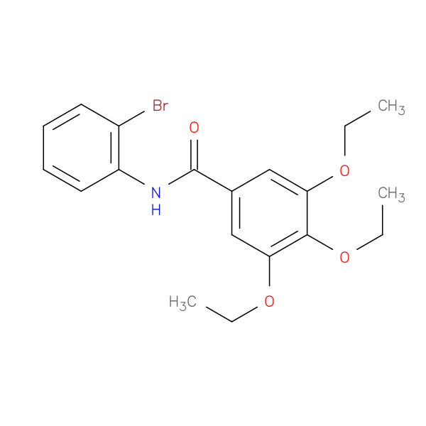 N-(2-BROMOPHENYL)-3,4,5-TRIETHOXY-BENZAMIDE