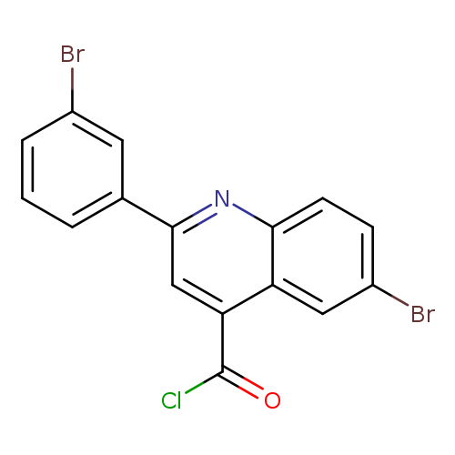 6-Bromo-2-(3-bromophenyl)quinoline-4-carbonyl chloride