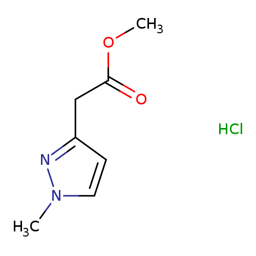 methyl 2-(1-methyl-1h-pyrazol-3-yl)acetate hydrochloride
