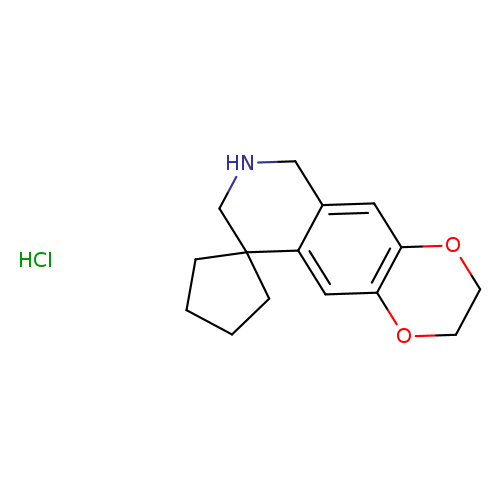 3,6,7,8-tetrahydro-2H-spiro[[1,4]dioxino[2,3-g]isoquinoline-9,1'-cyclopentane] hydrochloride