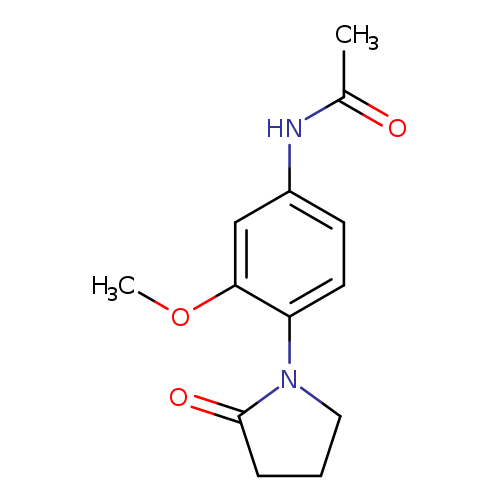 N-[3-methoxy-4-(2-oxopyrrolidin-1-yl)phenyl]acetamide