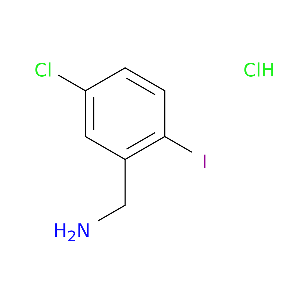 (5-chloro-2-iodophenyl)methanamine hydrochloride