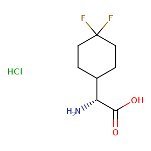 (2R)-2-amino-2-(4,4-difluorocyclohexyl)acetic acid hydrochloride