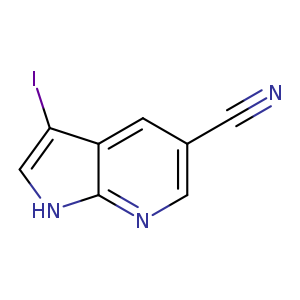 3-Iodo-1H-pyrrolo[2,3-b]pyridine-5-carbonitrile