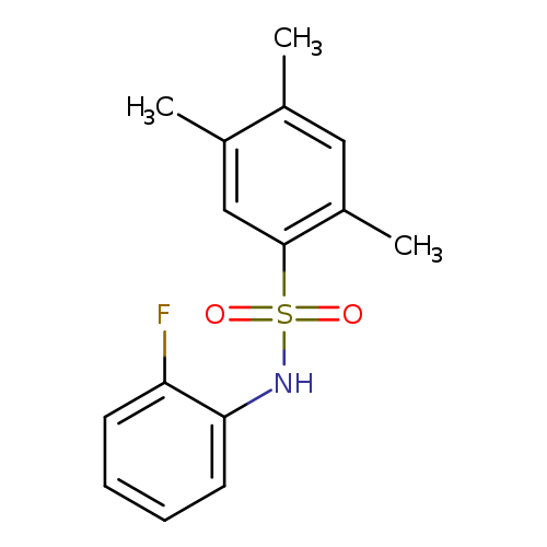 N-(2-Fluoro-phenyl)-2,4,5-trimethyl-benzenesulfonamide