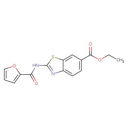 ethyl 2-(furan-2-amido)-1,3-benzothiazole-6-carboxylate