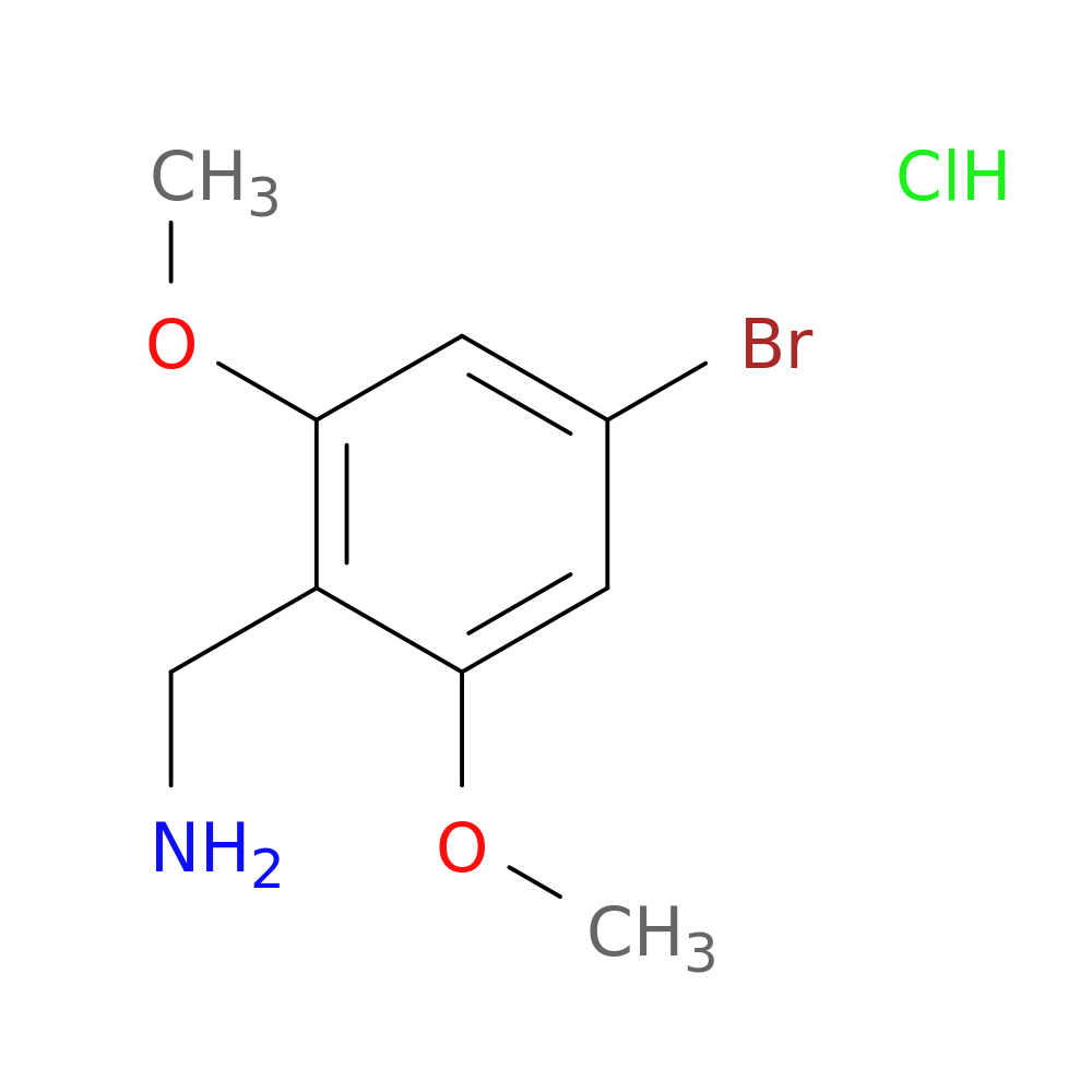 1-(4-bromo-2,6-dimethoxyphenyl)methanamine hydrochloride