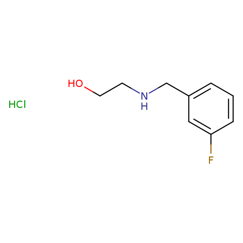 2-{[(3-fluorophenyl)methyl]amino}ethan-1-ol hydrochloride