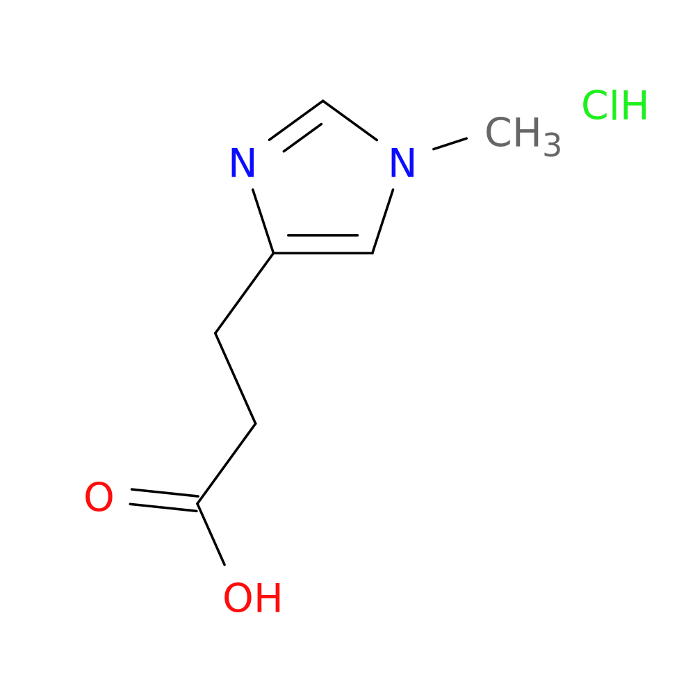 3-(1-methyl-1H-imidazol-4-yl)propanoic acid hydrochloride