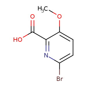 2-​Pyridinecarboxylic acid, 6-​bromo-​3-​methoxy-