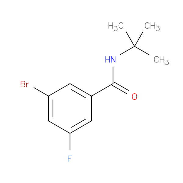 3-Bromo-N-tert-butyl-5-fluorobenzamide