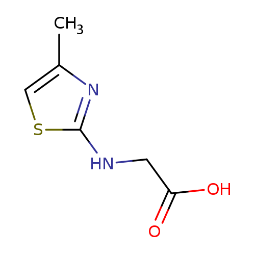 2-[(4-methyl-1,3-thiazol-2-yl)amino]acetic acid