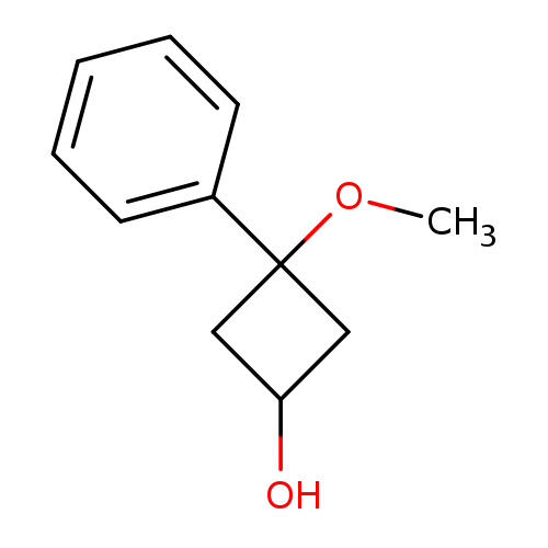 3-methoxy-3-phenylcyclobutan-1-ol,Mixtureofdiastereomers