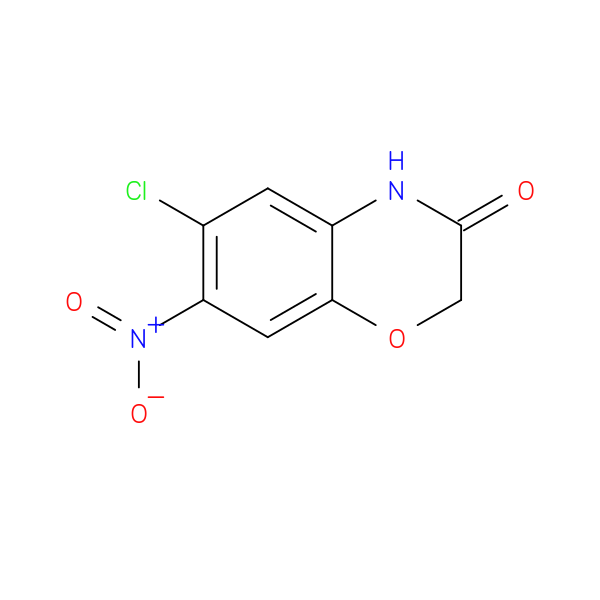 6-Chloro-7-nitro-2h-1,4-benzoxazin-3(4h)-one