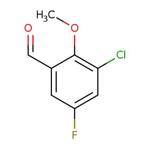 Benzaldehyde, 3-chloro-5-fluoro-2-methoxy-