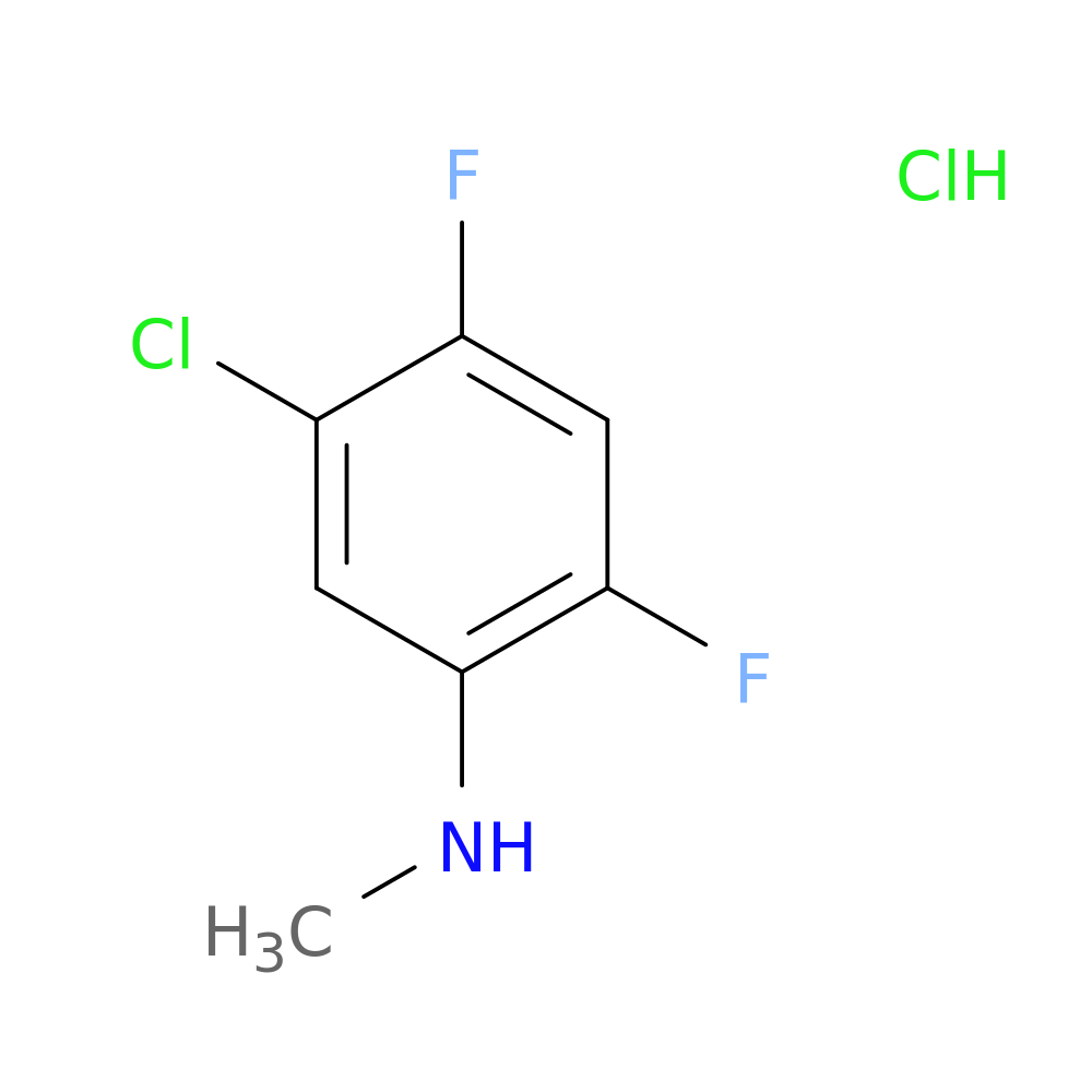 5-chloro-2,4-difluoro-N-methylaniline hydrochloride