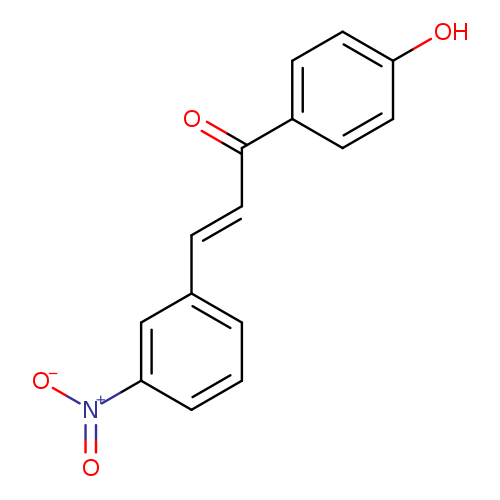 2-Propen-1-one, 1-(4-hydroxyphenyl)-3-(3-nitrophenyl)-, (2E)-