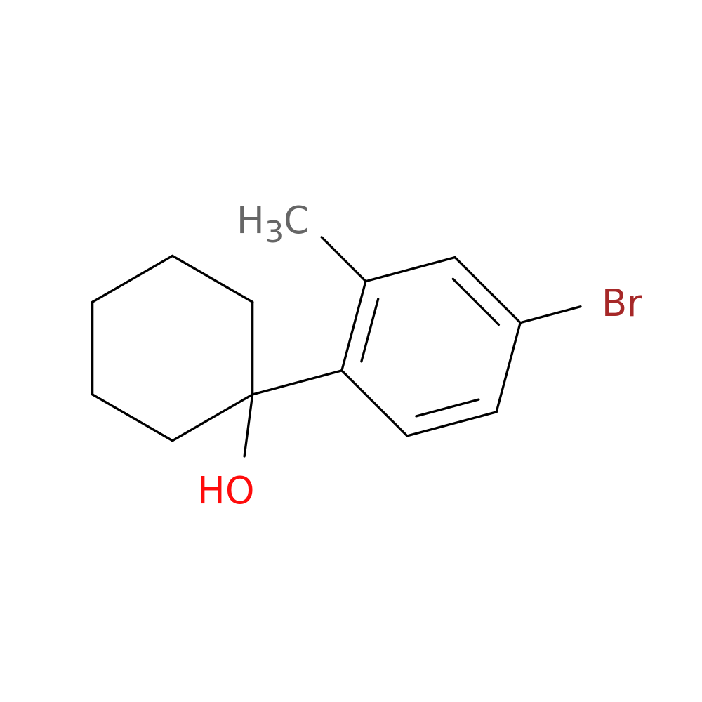 1-(4-bromo-2-methylphenyl)cyclohexan-1-ol