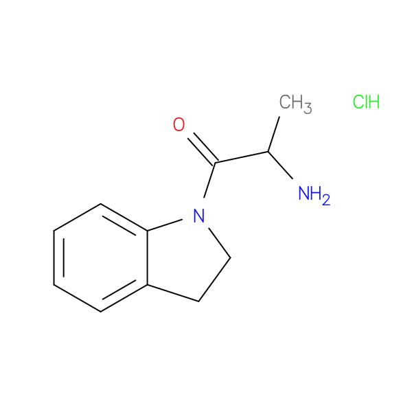 2-amino-1-(2,3-dihydro-1H-indol-1-yl)propan-1-one hydrochloride