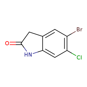 2H-Indol-2-one, 5-bromo-6-chloro-1,3-dihydro-