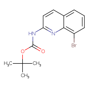 TERT-BUTYL 8-BROMOQUINOLIN-2-YLCARBAMATE