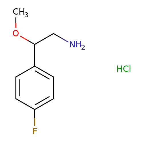 2-(4-Fluorophenyl)-2-methoxyethan-1-amine hydrochloride