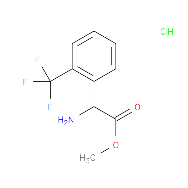 methyl 2-amino-2-[2-(trifluoromethyl)phenyl]acetate hydrochloride