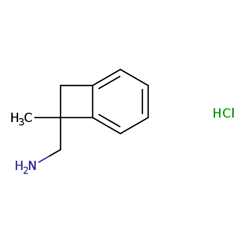 1-{7-methylbicyclo[4.2.0]octa-1,3,5-trien-7-yl}methanaminehydrochloride