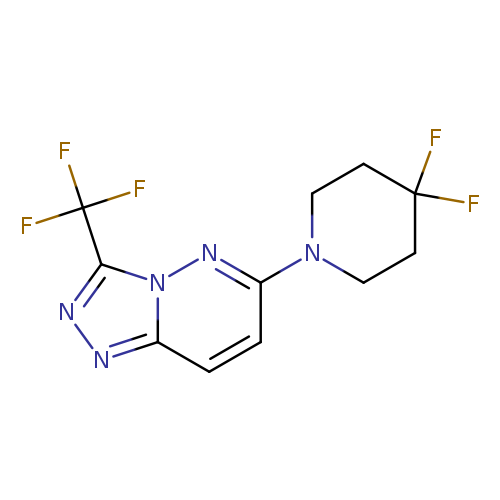 4,4-difluoro-1-[3-(trifluoromethyl)-[1,2,4]triazolo[4,3-b]pyridazin-6-yl]piperidine
