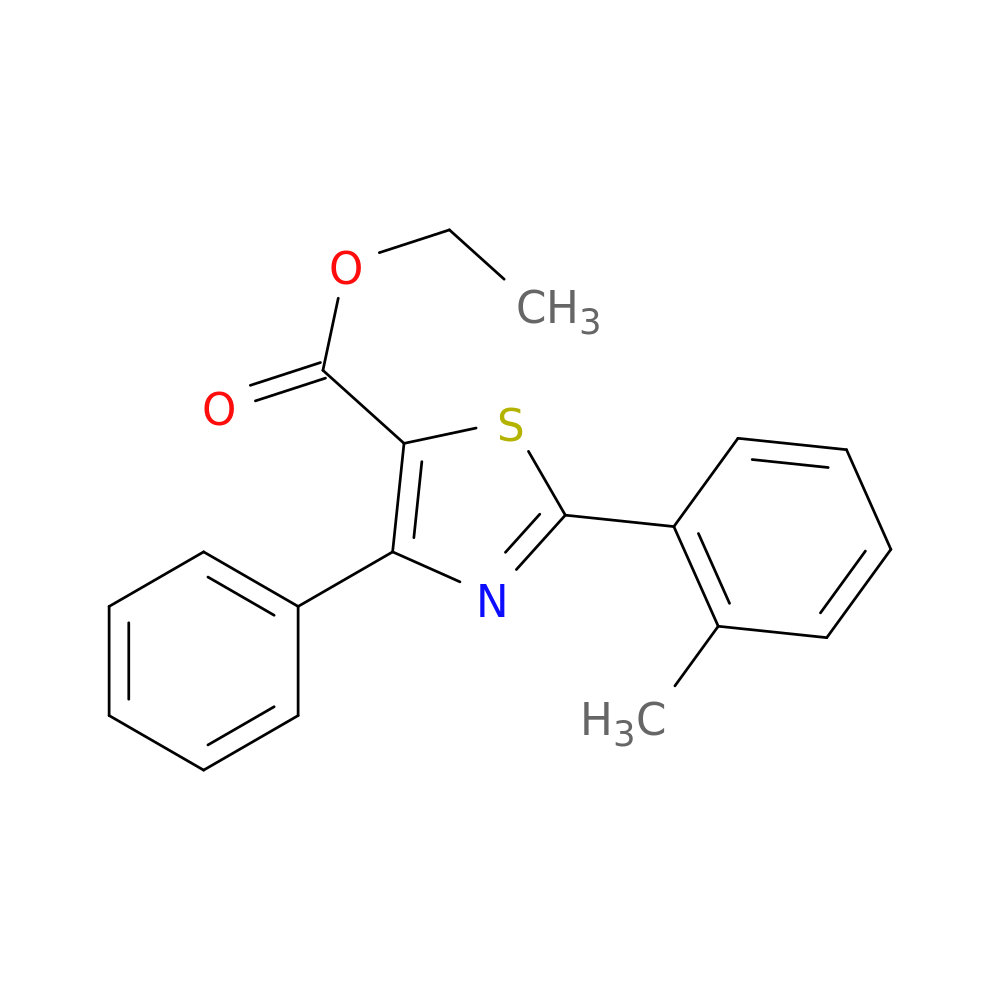 Ethyl 2-(2-tolyl)-4-phenylthiazole-5-carboxylate