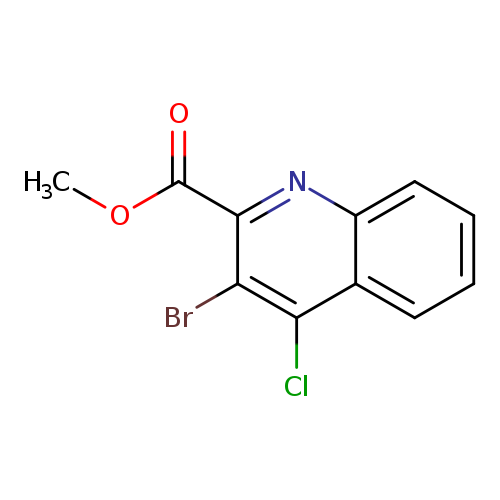 methyl 3-bromo-4-chloroquinoline-2-carboxylate