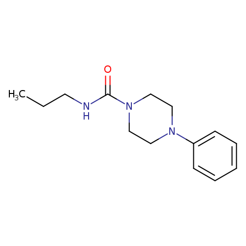 4-phenyl-N-propylpiperazine-1-carboxamide