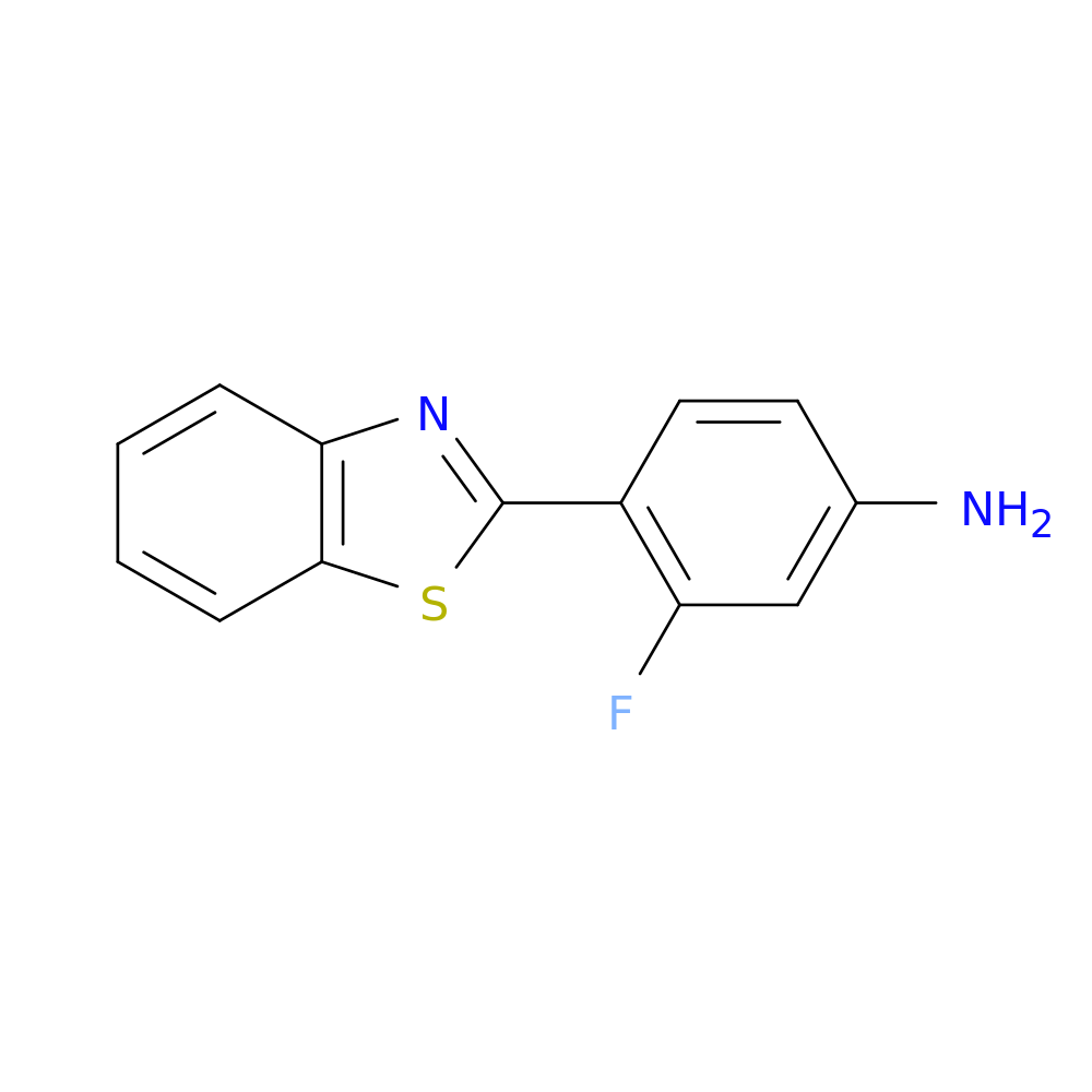 4-(1,3-benzothiazol-2-yl)-3-fluoroaniline