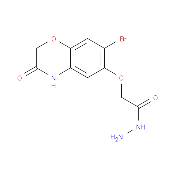 2-[(7-Bromo-3-oxo-3,4-dihydro-2h-1,4-benzoxazin-6-yl)oxy]acetohydrazide