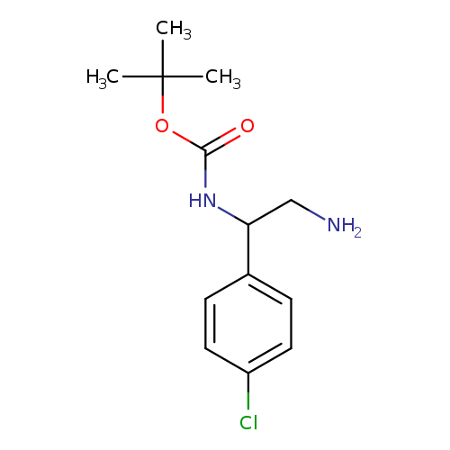 tert-butyl N-[2-amino-1-(4-chlorophenyl)ethyl]carbamate