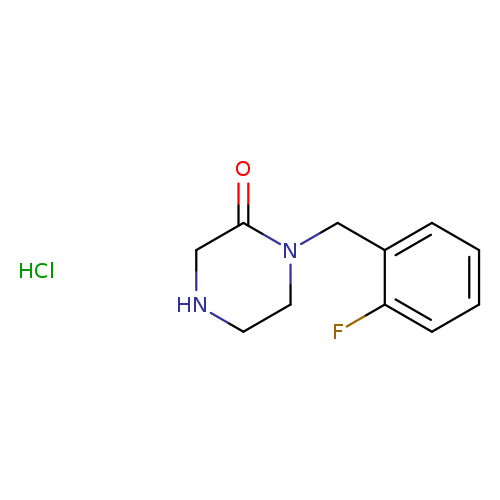 1-(2-fluorobenzyl)-2-piperazinone hydrochloride