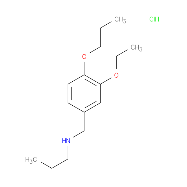 [(3-ethoxy-4-propoxyphenyl)methyl](propyl)amine hydrochloride
