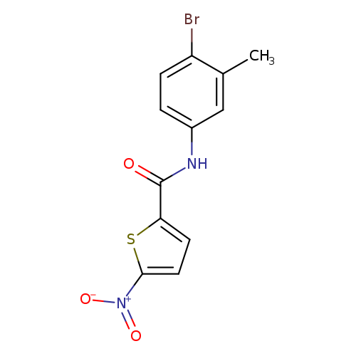 N-(4-bromo-3-methylphenyl)-5-nitrothiophene-2-carboxamide