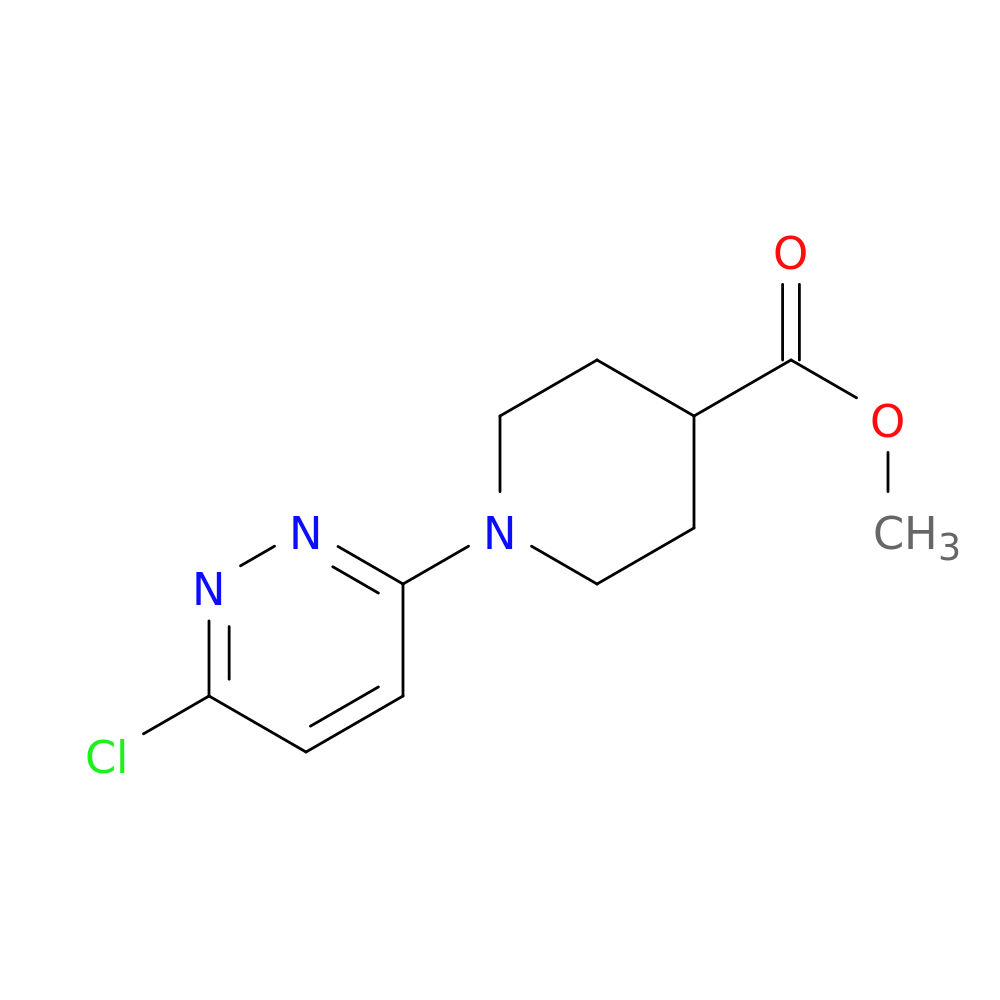 Methyl 1-(6-chloro-3-pyridazinyl)-4-piperidinecarboxylate