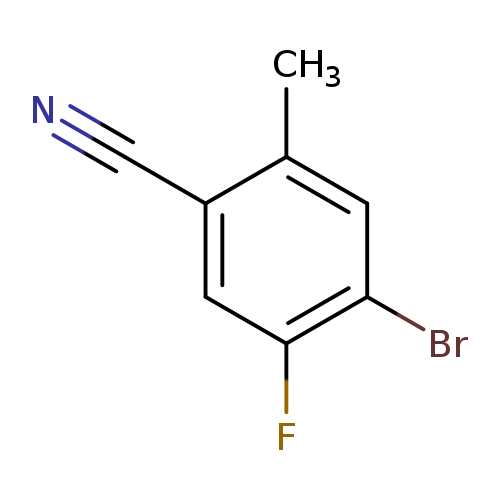 4-Bromo-5-fluoro-2-methylbenzonitrile